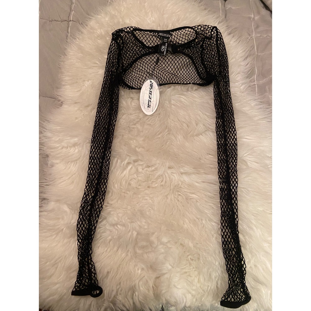 Dollskill Fishnet Shrug with buckle clasp